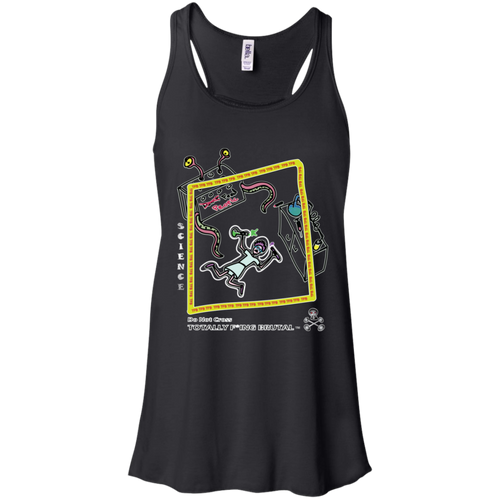 Mad Science - Canvas Flowy Racerback Tank - Totally F*ing Brutal