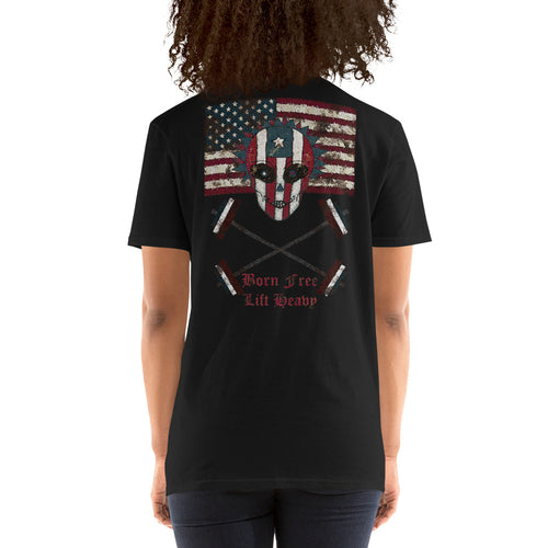 Fury Freedom Skull and Crossbars Unisex T-Shirt - Totally F*ing Brutal