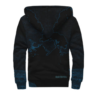 Ocean Tree Zen Sherpa Hoodie - Totally F*ing Brutal