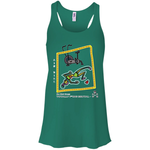 Air bike - Canvas Flowy Racerback Tank - Totally F*ing Brutal