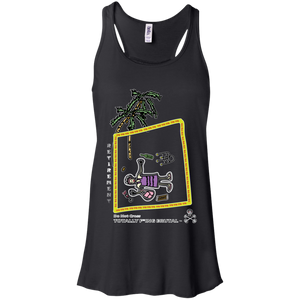 Retirement - Canvas Flowy Racerback Tank - Totally F*ing Brutal