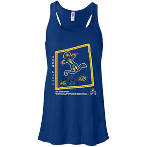Dead Lifts - Canvas Flowy Racerback Tank - Totally F*ing Brutal