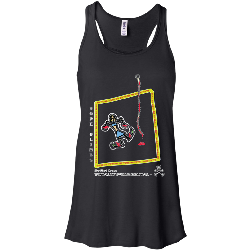Rope Climbs - Canvas Flowy Racerback Tank - Totally F*ing Brutal