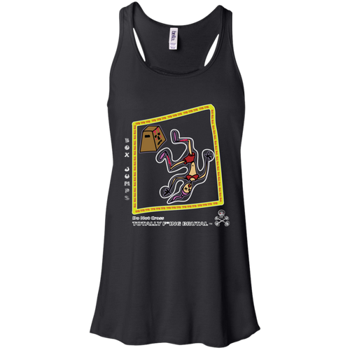 Box jumps - Canvas Flowy Racerback Tank - Totally F*ing Brutal