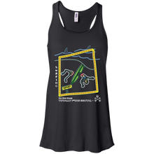 Surfing - Canvas Flowy Racerback Tank - Totally F*ing Brutal