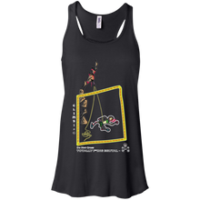 Rock Climbing - Canvas Flowy Racerback Tank - Totally F*ing Brutal