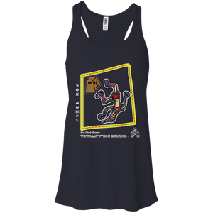 Box jumps - Canvas Flowy Racerback Tank - Totally F*ing Brutal