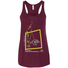 Rock Climbing - Canvas Flowy Racerback Tank - Totally F*ing Brutal