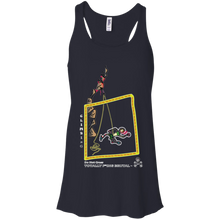 Rock Climbing - Canvas Flowy Racerback Tank - Totally F*ing Brutal