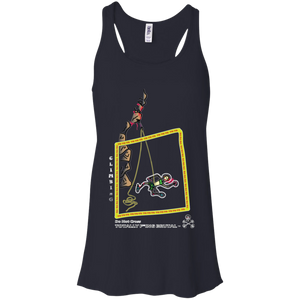 Rock Climbing - Canvas Flowy Racerback Tank - Totally F*ing Brutal