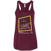 Air bike - Canvas Flowy Racerback Tank - Totally F*ing Brutal
