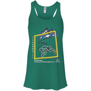 Trail Running - Canvas Flowy Racerback Tank - Totally F*ing Brutal