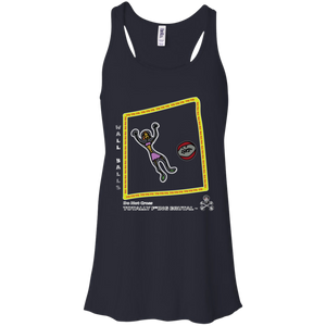 Wall Balls - Canvas Flowy Racerback Tank - Totally F*ing Brutal