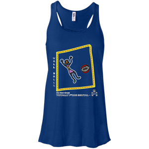 Wall Balls - Canvas Flowy Racerback Tank - Totally F*ing Brutal