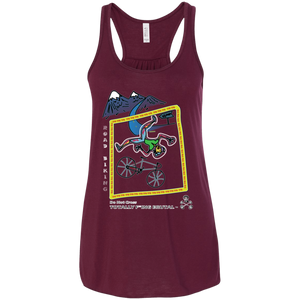 Cycling - Canvas Flowy Racerback Tank - Totally F*ing Brutal