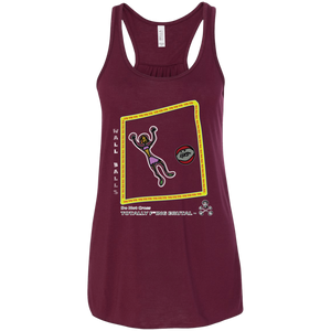 Wall Balls - Canvas Flowy Racerback Tank - Totally F*ing Brutal
