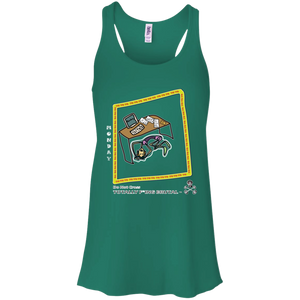 Mondays - Canvas Flowy Racerback Tank - Totally F*ing Brutal