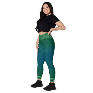 Nautilus Emerald leggings with pockets