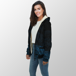 Ocean Tree Zen Sherpa Hoodie - Totally F*ing Brutal