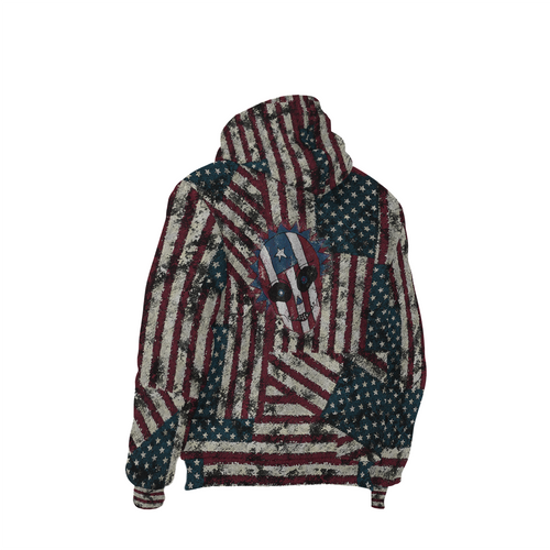 Freedom Sugar Skull Hoodie - Totally F*ing Brutal