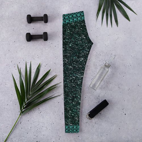 Green Marble Leggings - Totally F*ing Brutal