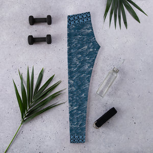 Blue Sea Storm Leggings - Totally F*ing Brutal