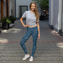 Blue Sea Storm Leggings - Totally F*ing Brutal