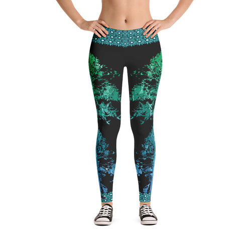 Emerald Tree Spirit Leggings - Totally F*ing Brutal