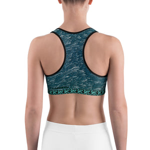 Green Marble Sports bra - Totally F*ing Brutal
