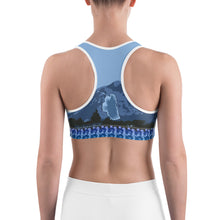 Mount Tallac Blue - Tahoe Sugar Skull Sports bra - Totally F*ing Brutal