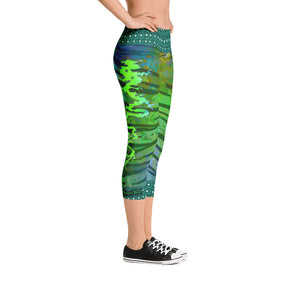 Tiger-Dragon capri leggings - Totally F*ing Brutal