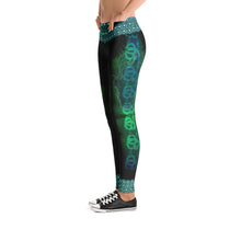 Tahoe Dragon Leggings - Emerald - Totally F*ing Brutal