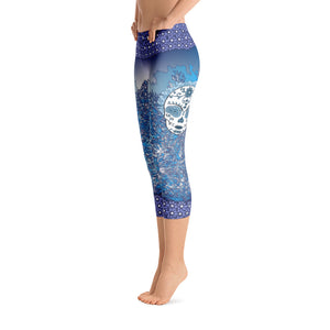 Winter Bones - Tahoe Sugar Skull Capri Leggings - Totally F*ing Brutal
