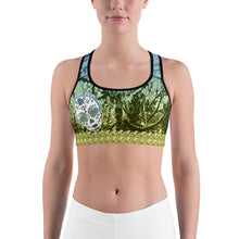 Ancient Green - Tahoe Sugar Skull Sports bra - Totally F*ing Brutal