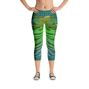 Tiger-Dragon capri leggings - Totally F*ing Brutal