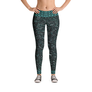 Green Marble Leggings - Totally F*ing Brutal