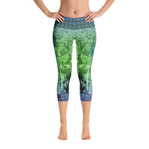 War Maiden - Tahoe Sugar Skull Capri Leggings - Totally F*ing Brutal