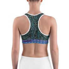 Grampians Green Sugar Skull - Sports bra - Totally F*ing Brutal