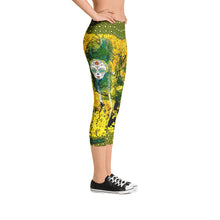 Aspens - Tahoe Sugar Skull Capri Leggings - Totally F*ing Brutal