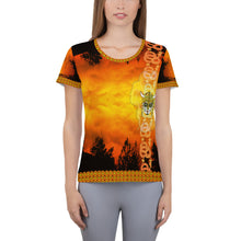 Viking Sunset - Women's Athletic T-shirt - Totally F*ing Brutal