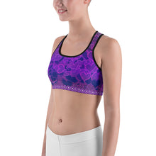 Lavender Love Hearts Sports bra - Totally F*ing Brutal