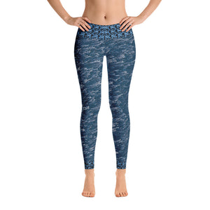 Blue Sea Storm Leggings - Totally F*ing Brutal