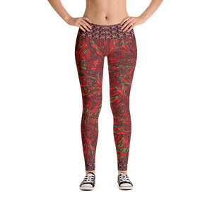 Red Hot Chili Leggings - Totally F*ing Brutal