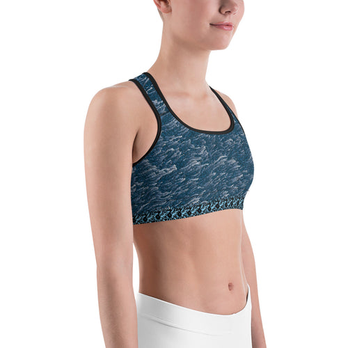 Blue Sea Storm Sports bra - Totally F*ing Brutal