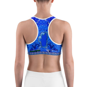 Winter Chill Aspens - Tahoe Sugar Skull Sports bra - Totally F*ing Brutal
