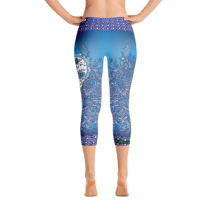 Winter Bones - Tahoe Sugar Skull Capri Leggings - Totally F*ing Brutal