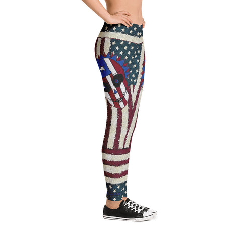 Freedom - Tahoe Sugar Skull Leggings - Totally F*ing Brutal