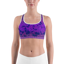 Lavender Love Hearts Sports bra - Totally F*ing Brutal