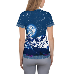 Mountain Moon - Tahoe Sugar Skull Athletic T-shirt - Totally F*ing Brutal