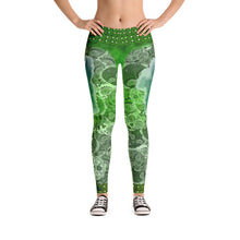 Emerald - Tahoe Sugar Skull Leggings - Totally F*ing Brutal